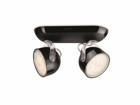 53232/30/16 Dyna SVÍTIDLO BODOVÉ LED 2x3W 540lm 2700K, černá 1