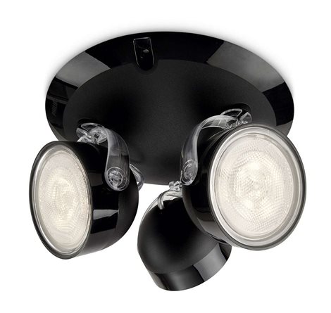 Bodové LED svítidlo Philips Dyna 53233/30/16 3x3W 2700K, černé  2