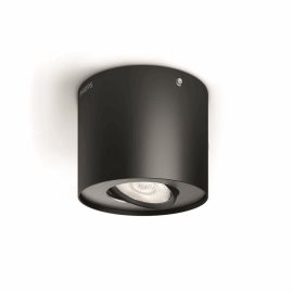 53300/30/16 Phase stropní bodové LED svítidlo 4,5W 500lm 2700K stmívatelné IP20, černé