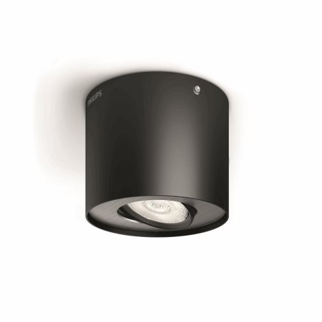53300/30/16 Phase stropní bodové LED svítidlo 4,5W 500lm 2700K stmívatelné IP20, černé 1