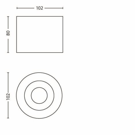 53300/30/16 Phase stropní bodové LED svítidlo 4,5W 500lm 2700K stmívatelné IP20, černé 8