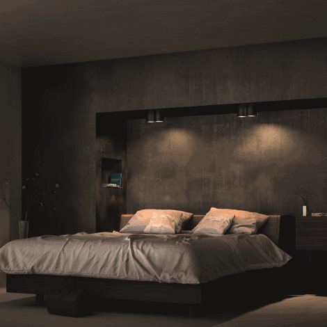 53302/30/16 Stropní bodové LED svítidlo Philips Phase 2x4,5W 1000lm 2700K, černé 5