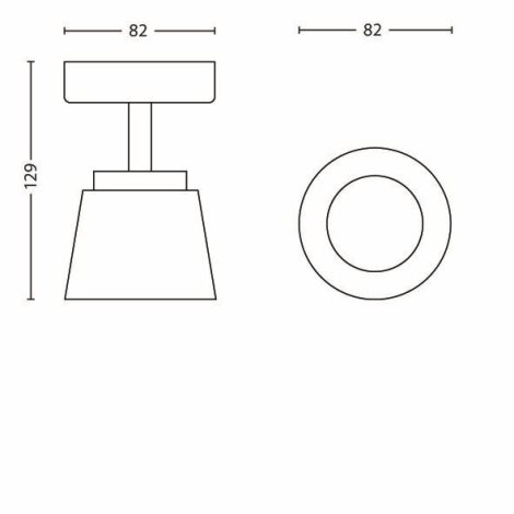 53340/17/16 Dender SVÍTIDLO BODOVÉ LED 4W 330lm 2700K, mat.chrom 6