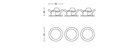 59100/17/16 Sceptrum 3SET SVÍT. PODHLEDOVÁ LED 3x3W 810lm 2700K, mat.chrom 5