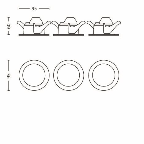 59100/31/16 Sceptrum 3SET SVÍT. PODHLEDOVÁ LED 3x3W 810lm 2700K, bílá 3