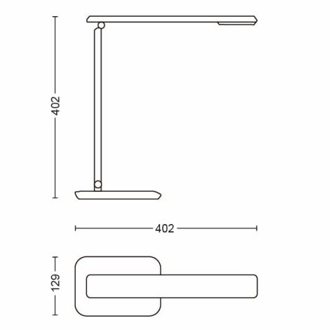 71665/31/16 Crane LAMPA STOLNÍ LED 4W 250lm 4000K, bílá 10