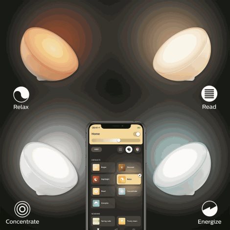 76020/31/P7 Hue WACA Go přenosná LED lampa 6W 520lm 2000-6500K RGB IP20 bílá 31