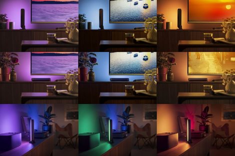 78201/30/P7 Hue WACA Play stolní LED svítidlo základní sada 6W 500lm 2000-6500K RGB IP20 černá 65