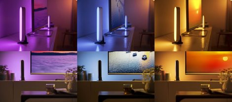 78201/31/P7 Hue WACA Play stolní LED svítidlo základní sada 6W 500lm 2000-6500K RGB IP20 bílá 51