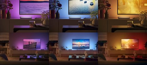 78201/31/P7 Hue WACA Play stolní LED svítidlo základní sada 6W 500lm 2000-6500K RGB IP20 bílá 53