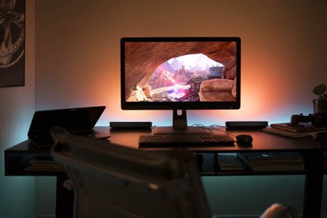 78202/30/P7 Hue WACA Play 2x stolní LED svítidlo základní sada 6W 500lm 2000-6500K RGB IP20 černá 30