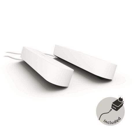 78202/31/P7 Hue WACA Play 2x stolní LED svítidlo základní sada 6W 500lm 2000-6500K RGB IP20 bílá 3