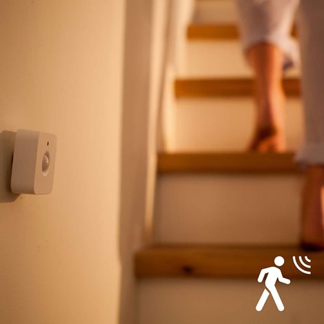 Hue interiérové pohybové čidlo úhel 100° dosah 5m 2xAAA IP42 3
