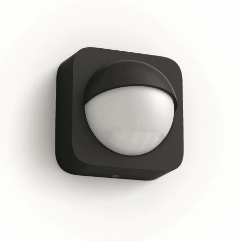 Hue venkovní bezdrátové pohybové čidlo 160° 12m IP54 2xAA černé 2