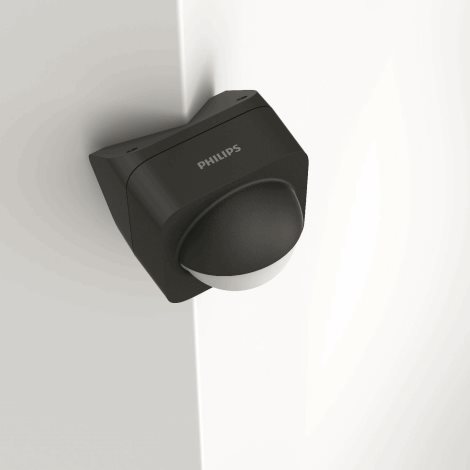 Hue venkovní bezdrátové pohybové čidlo 160° 12m IP54 2xAA černé 10