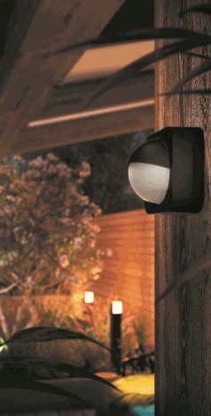 Hue venkovní bezdrátové pohybové čidlo 160° 12m IP54 2xAA černé 13