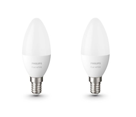 HUE White set 2x LED žárovka E14 5,5W 470lm 2700K IP20, stmívatelná 2