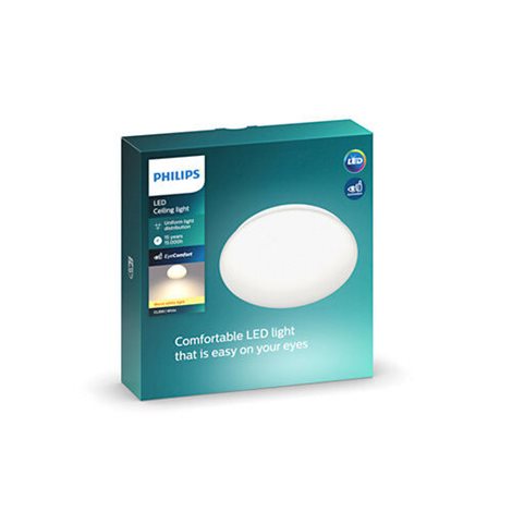 Moire CL200 stropní LED svítidlo 1x6W 600lm 2700K IP20 22,5cm, bílé 3