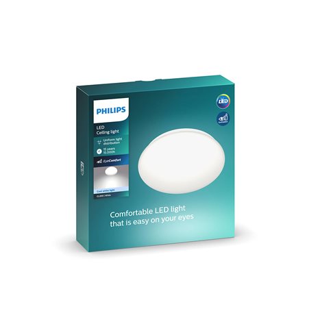 Moire CL200 stropní LED svítidlo 1x10W 1100lm 4000K IP20 25cm, bílé 4