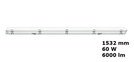 JULIE 1500 LED IP65 6300 840 LED svítidlo prachotěsné 55W 4000K 6300lm 1