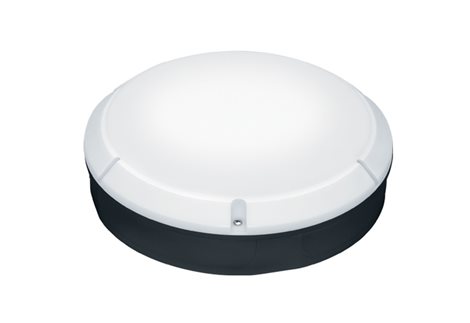 LARA LED 300 1200 840 BLK LED svítidlo kruhové přisazené s IP65 černé 13W 4000K 1200lm 2
