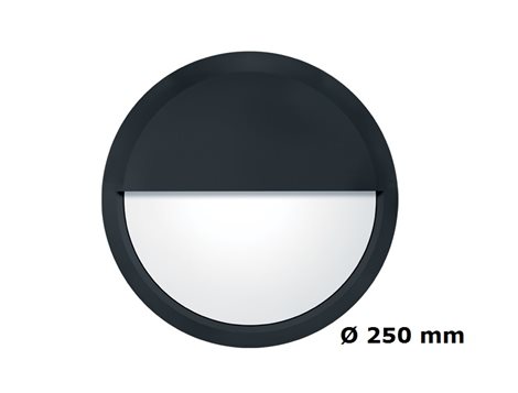 LARA EYELID TRIM SMALL 250 BLK Rámeček černý 250mm oční víčko 1