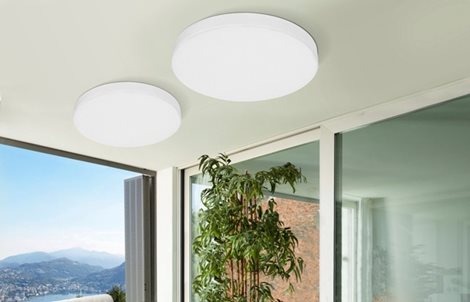Monza II přisazené svítidlo LED 36W 3240lm 4000K 30cm kulaté IP20, bílé 2