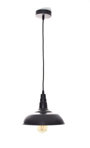 L/00346 SVÍTIDLO ZÁVĚSNÉ E27 1x60W bez zdroje, černá 1