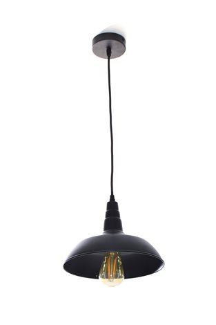 L/00346 SVÍTIDLO ZÁVĚSNÉ E27 1x60W bez zdroje, černá 2