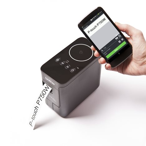 PT-P750W tiskárna samolepících štítků, pásky 6-24mm, automatický odstřih + poloodstřih 4