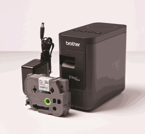 PT-P750W tiskárna samolepících štítků, pásky 6-24mm, automatický odstřih + poloodstřih 6