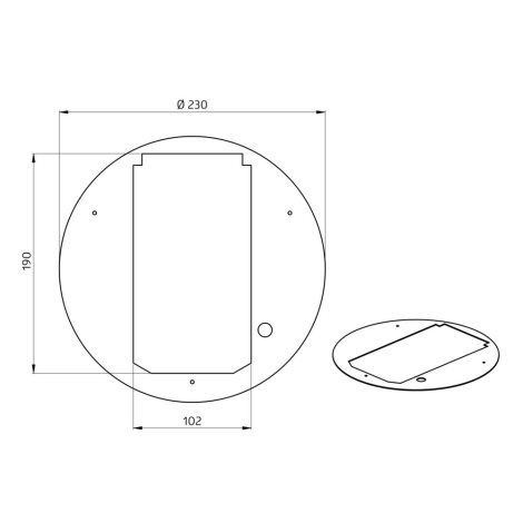 těsnění IP54 pro HF-L1 a L1 2