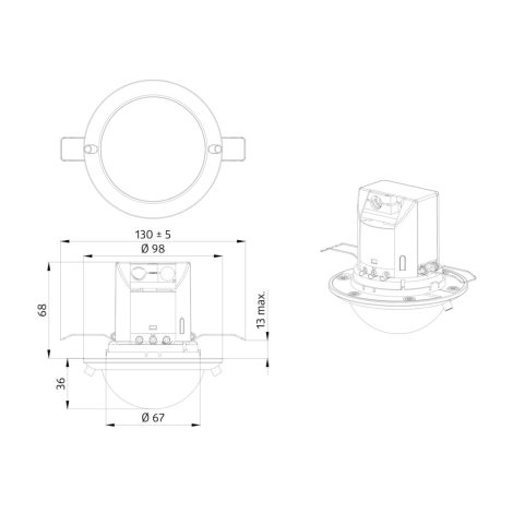 PD4-M-DUO-FC detektor přítomnosti 2