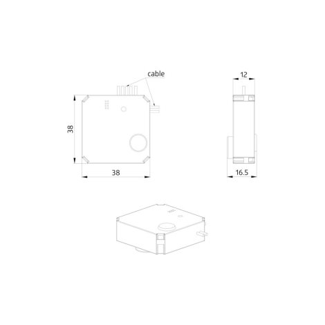 PBM-DALI-LINK-4W-BLE - modul pod tlačítko 2