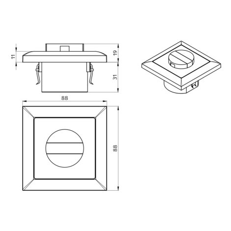 Indoor 140-L komplet set bílá matná RAL9010 2