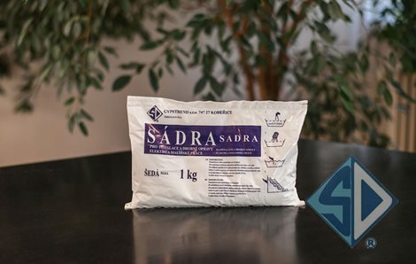 Sádra / 1kg / bílá 2