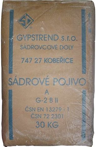 Sádra /30Kg/ šedá 1