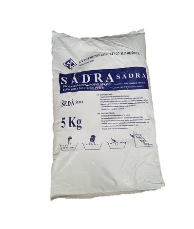 Sádra / 5kg / šedá 1