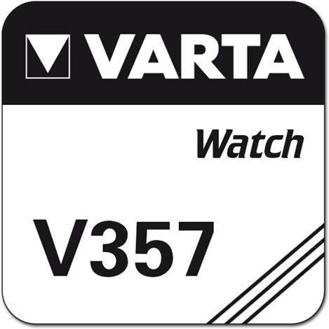 V 357 Watch Silver oxide (SR 44 W) 1,55V