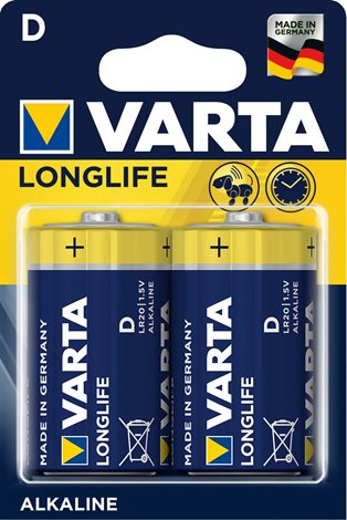 R20 4120 baterie Varta velké mono Longlife Extra