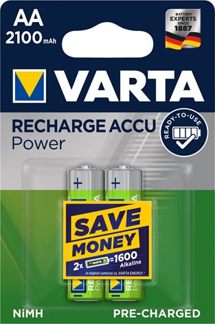 56706 mignon accu 2100 mAh, Ni-MH / bl.2 R2U - přednabité