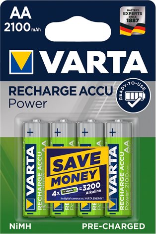 56706 mignon accu 2100 mAh, Ni-MH / bl.4 R2U - přednabité