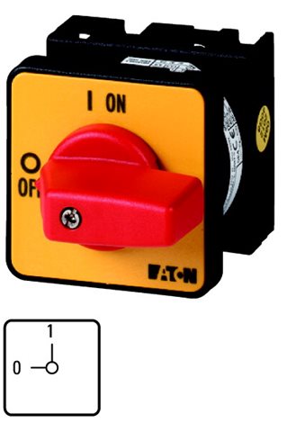 T0-1-102/E-RT Vypínač zapnuto/vypnuto, 2-pól, 20A