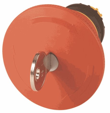 M22-PVS45P-MS* Ovládací hlavice nouzového zastavení se zámkem MS*, 45mm