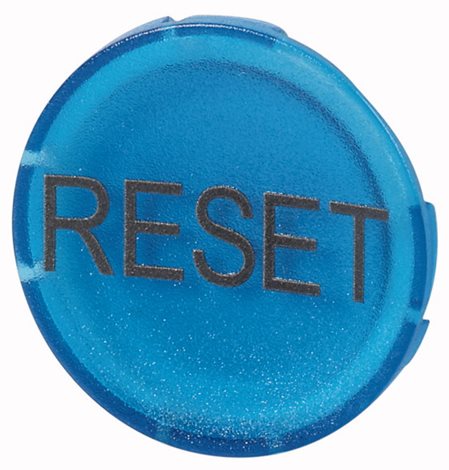 M22-XDL-B-GB14 Čočky do prosvětlených tlačítek, plochá, RESET, modrá