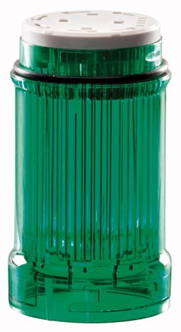 SL4-L24-G Modul D=40mm s nepřerušovaným světlem, včetně LED, 24V AC/DC, IP66, zelený