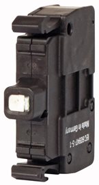 M22-CLED-B Prvek LED, bezšoub. sv. , přední upev. 12-30VAC/DC modrý