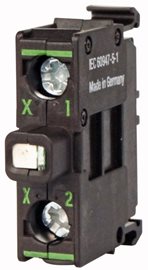 M22-LEDC-W Prvek LED, šroub.svorky, zadní upev. 12-30VAC/DC bílý