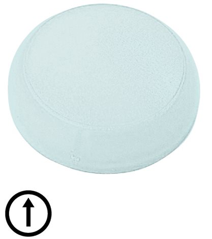 M22-XL-W-X7 Čočky pro signálky, plochá, Směr pohybu, bílá