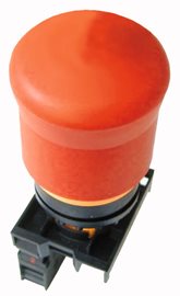 M22-PV/K11 Ovládací hlavice nouzového zastavení, 1Z 1V